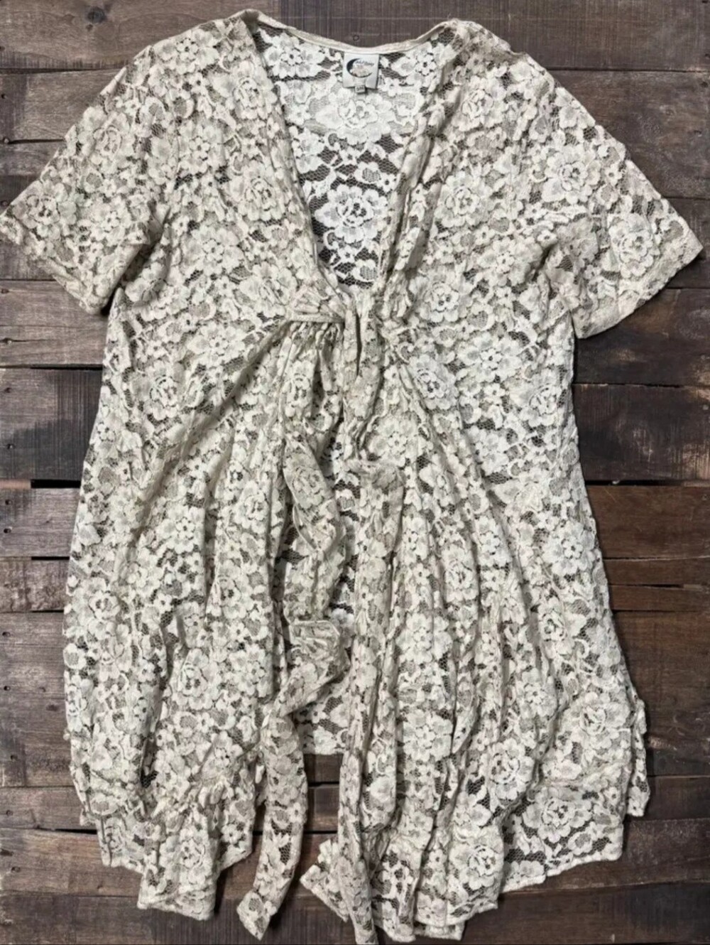 #1877 Jaded Gypsy Graceful Walks Jacket - Tea Stain